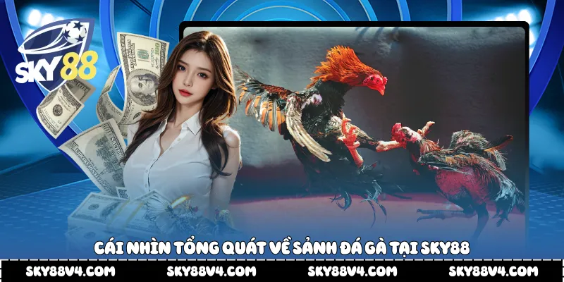 Cái nhìn tổng quát về sảnh đá gà tại Sky88